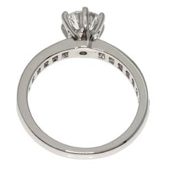 Tiffany Solitaire Channel Setting Diamond Ring, Platinum PT950, Women's, TIFFANY&Co.