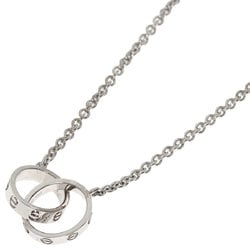 Cartier Baby Love Necklace K18 White Gold Women's CARTIER