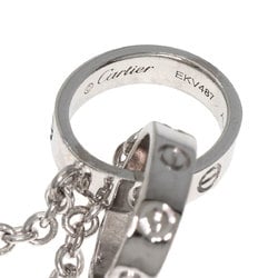 Cartier Baby Love Necklace K18 White Gold Women's CARTIER