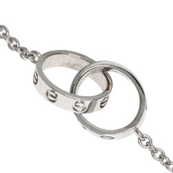 Cartier Baby Love Necklace K18 White Gold Women's CARTIER