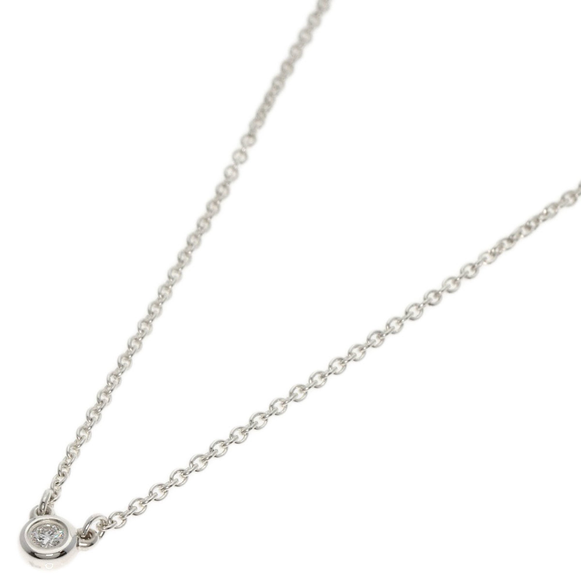 Tiffany & Co. by the Yard Diamond Necklace Silver Women's TIFFANY