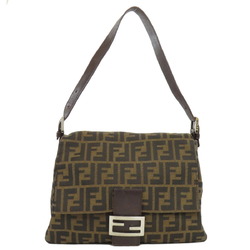 FENDI Zucca pattern handbag canvas for women