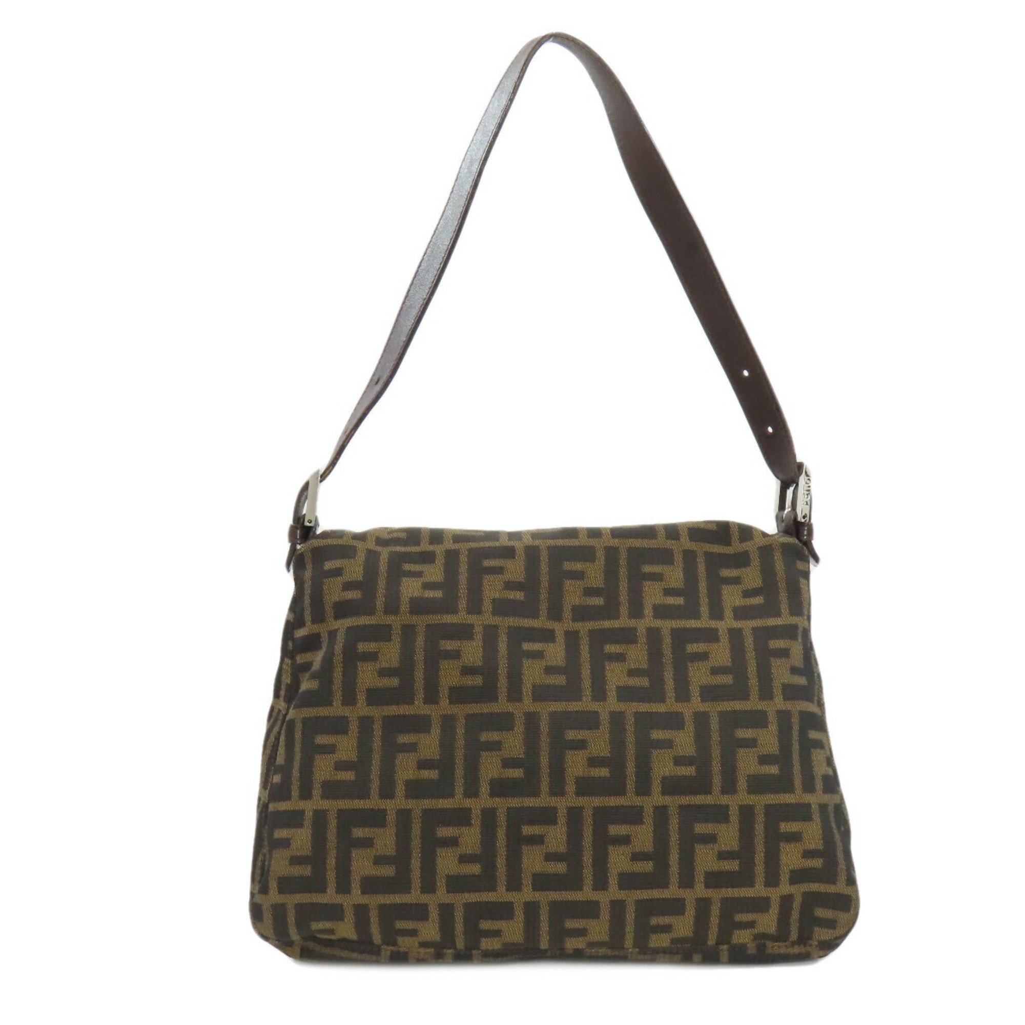 FENDI Zucca pattern handbag canvas for women