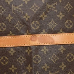 Louis Vuitton LOUIS VUITTON Boston Bag Monogram Saxe Souple 55 Canvas M41622 Brown LV