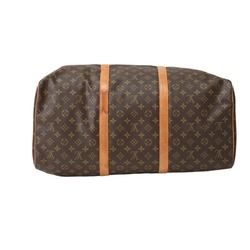 Louis Vuitton LOUIS VUITTON Boston Bag Monogram Saxe Souple 55 Canvas M41622 Brown LV