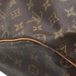 Louis Vuitton LOUIS VUITTON Boston Bag Monogram Saxe Souple 55 Canvas M41622 Brown LV