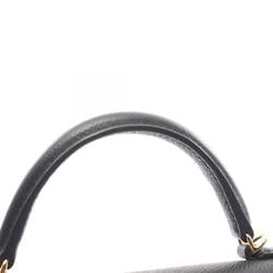 Hermes HERMES Kelly 2 Handbag Bag Epsom Leather Women's Black 071302CC