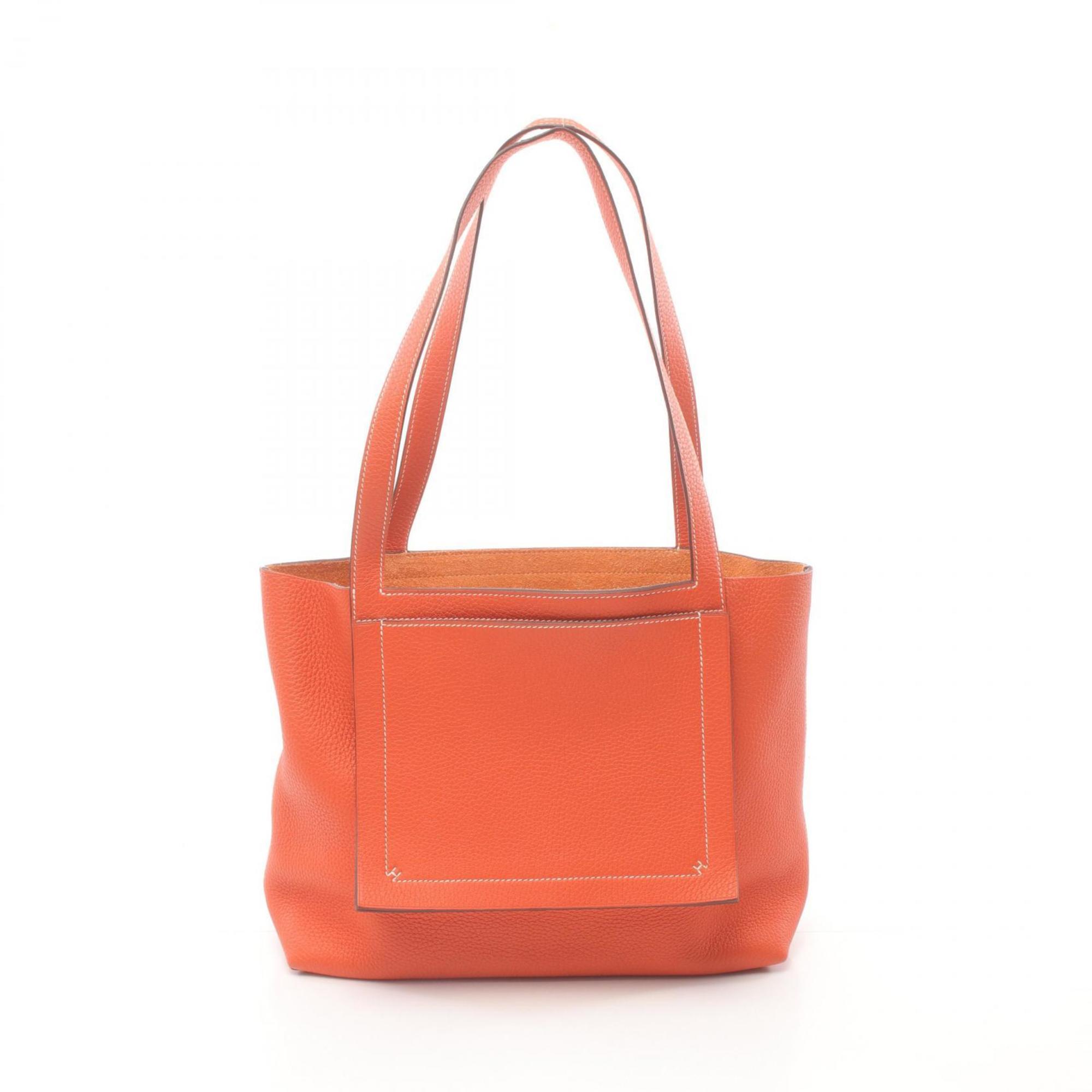 Hermes HERMES Cabas Serie 31 Tote Bag Taurillon Clemence Women's Orange 082201CA