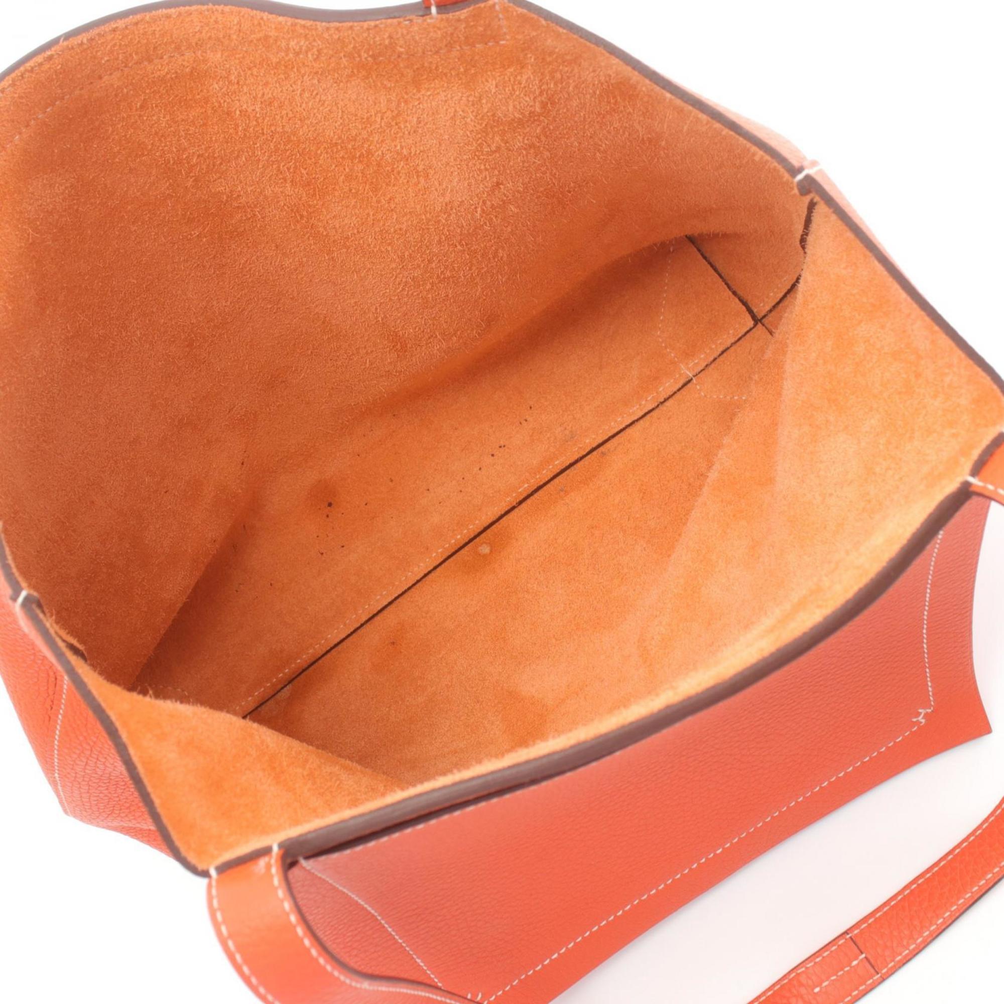 Hermes HERMES Cabas Serie 31 Tote Bag Taurillon Clemence Women's Orange 082201CA