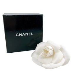 CHANEL Brooch Corsage Camellia White