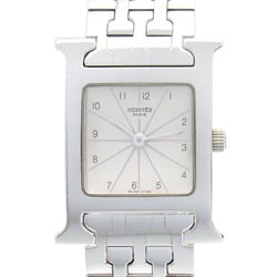 Hermes HERMES H Watch Wristwatch Stainless Steel Ladies Silver HH1.210