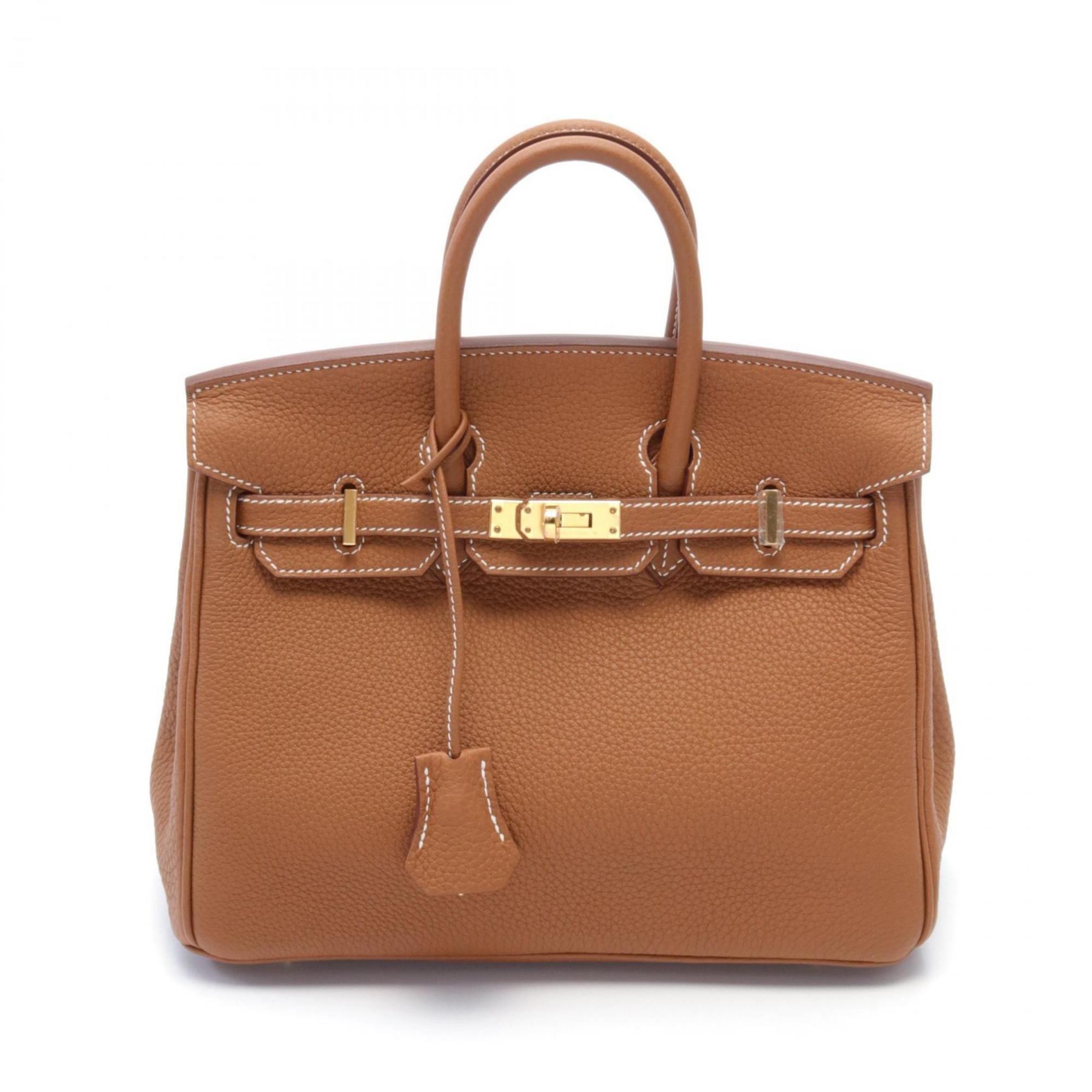 Hermes HERMES Birkin 25 Handbag Bag Togo Women's Brown 041344CC