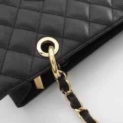 CHANEL Matelasse Grand GST Tote Bag, Caviar Skin, Women's, Black, A50995