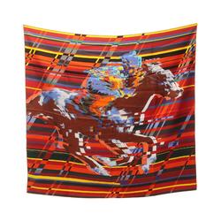 Hermes HERMES Carré 90 Scarf Silk Women's Brown Multicolor