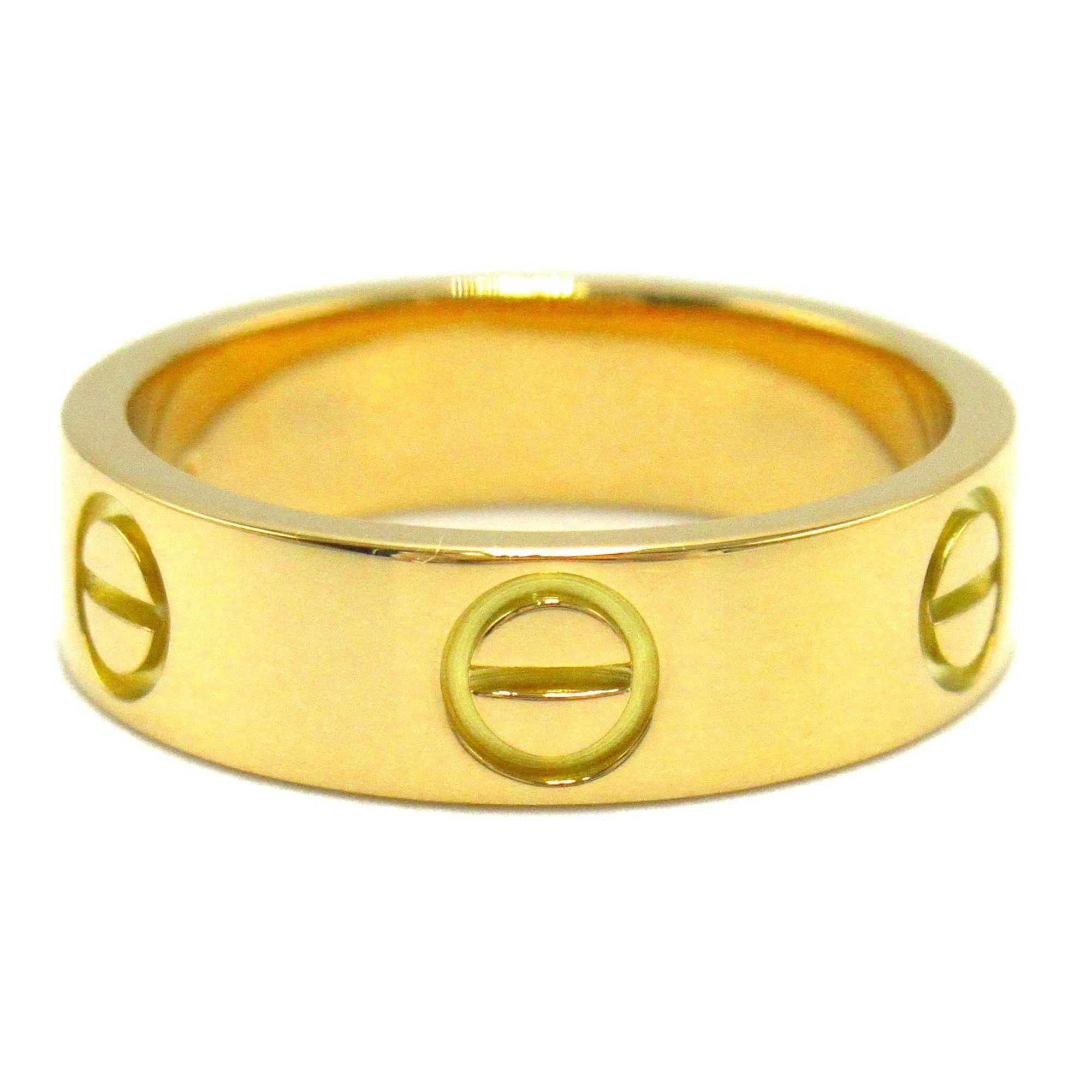 Cartier Love Ring, K18 (Yellow Gold), Women's, Gold