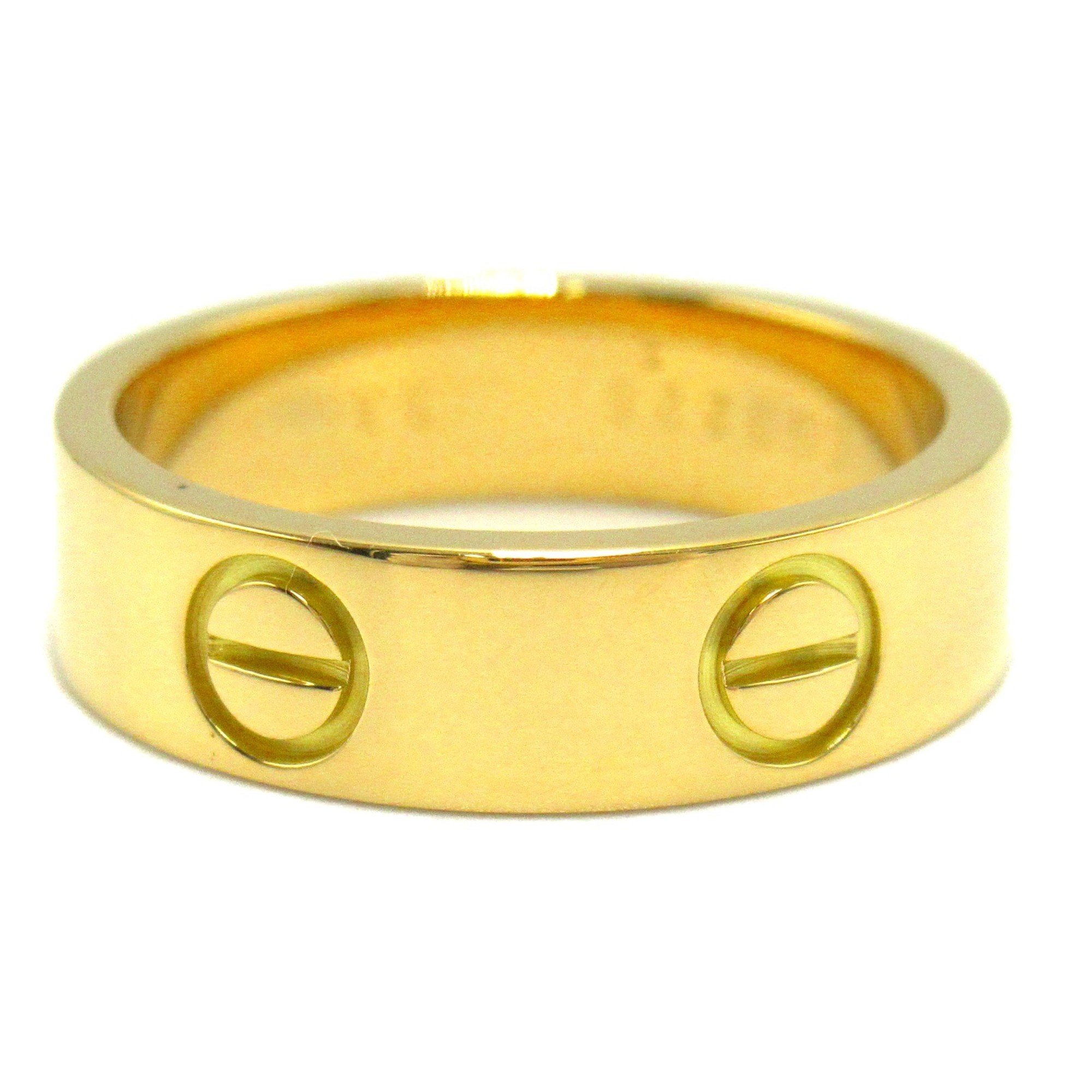 Cartier Love Ring, K18 (Yellow Gold), Women's, Gold