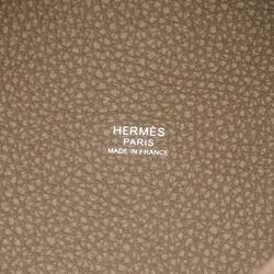 Hermes HERMES Picotin Lock PM Handbag Bag Taurillon Clemence Women's Brown