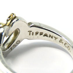 Tiffany & Co. Ring Heart Ribbon Silver 925 K18YG Approx. 3.5g Yellow Gold Women's TIFFANY