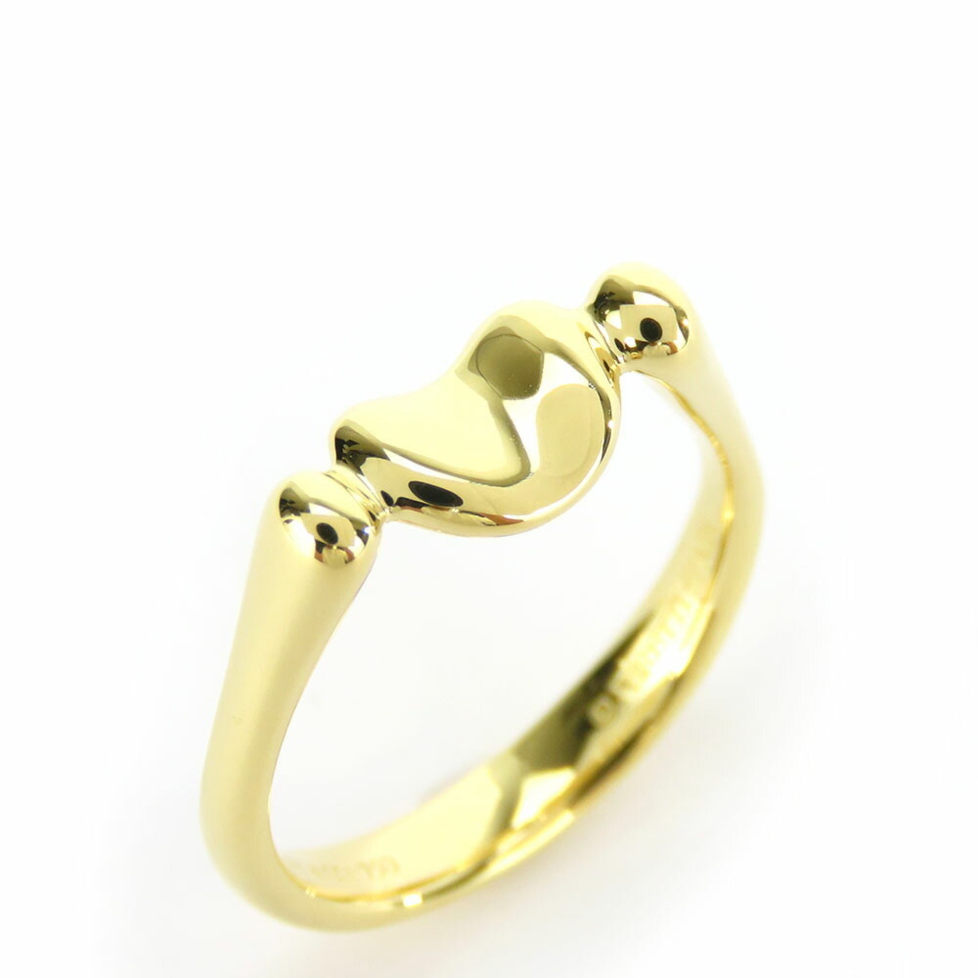 Tiffany & Co. Ring Bean K18YG approx. 4.1g Yellow Gold Elsa Peretti Women's TIFFANY