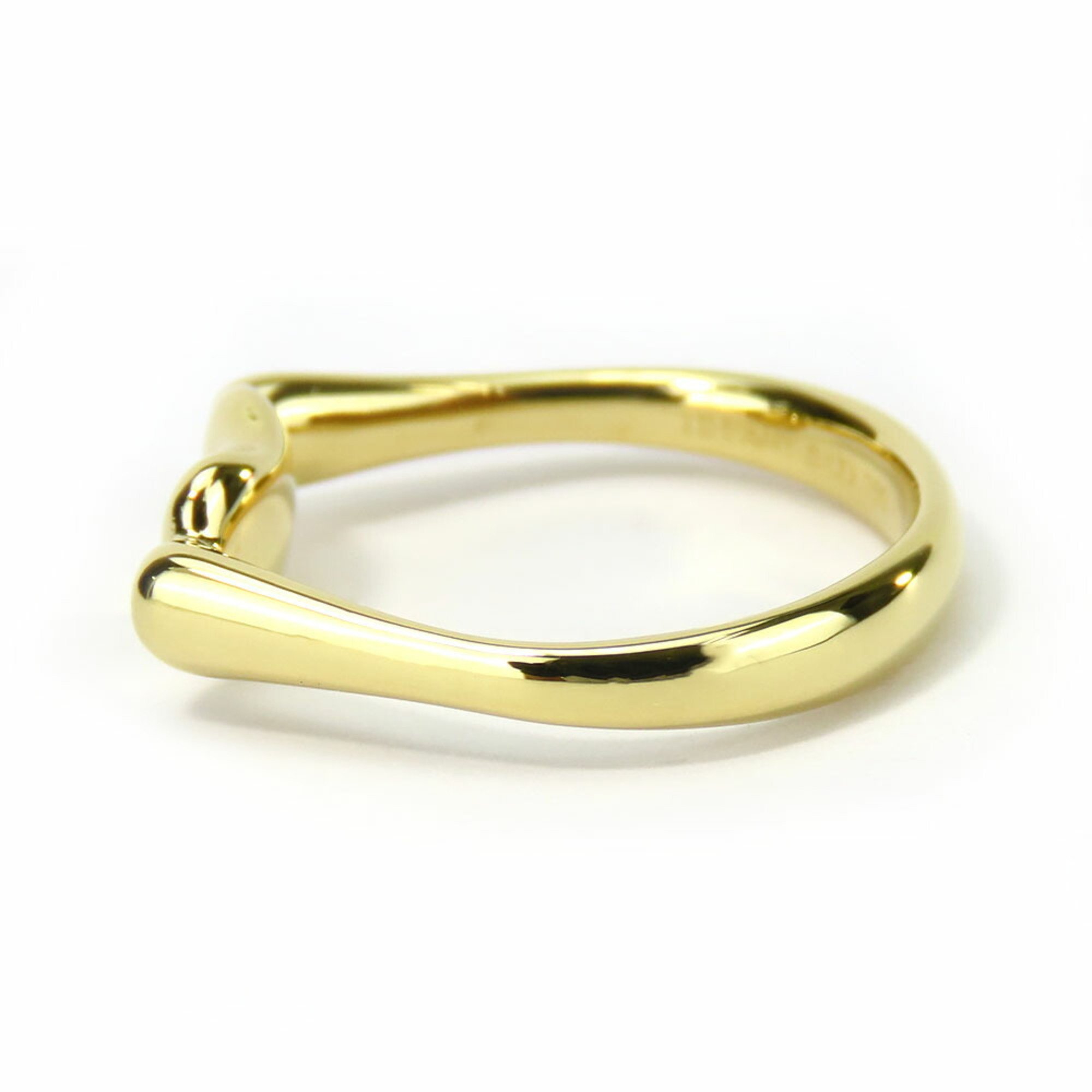 Tiffany & Co. Ring Bean K18YG approx. 4.1g Yellow Gold Elsa Peretti Women's TIFFANY