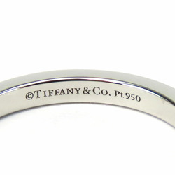 Tiffany Ring Classic Band Pt950 3.6g Platinum 3PD Women's TIFFANY&Co.