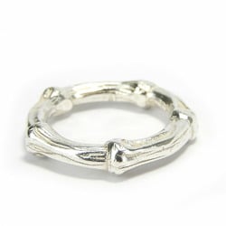 Tiffany & Co. Bamboo Ring, 925 Silver, Approx. 5.7g, Women's, Men's, TIFFANY