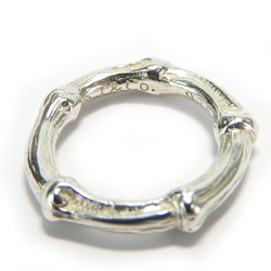 Tiffany & Co. Bamboo Ring, 925 Silver, Approx. 5.7g, Women's, Men's, TIFFANY