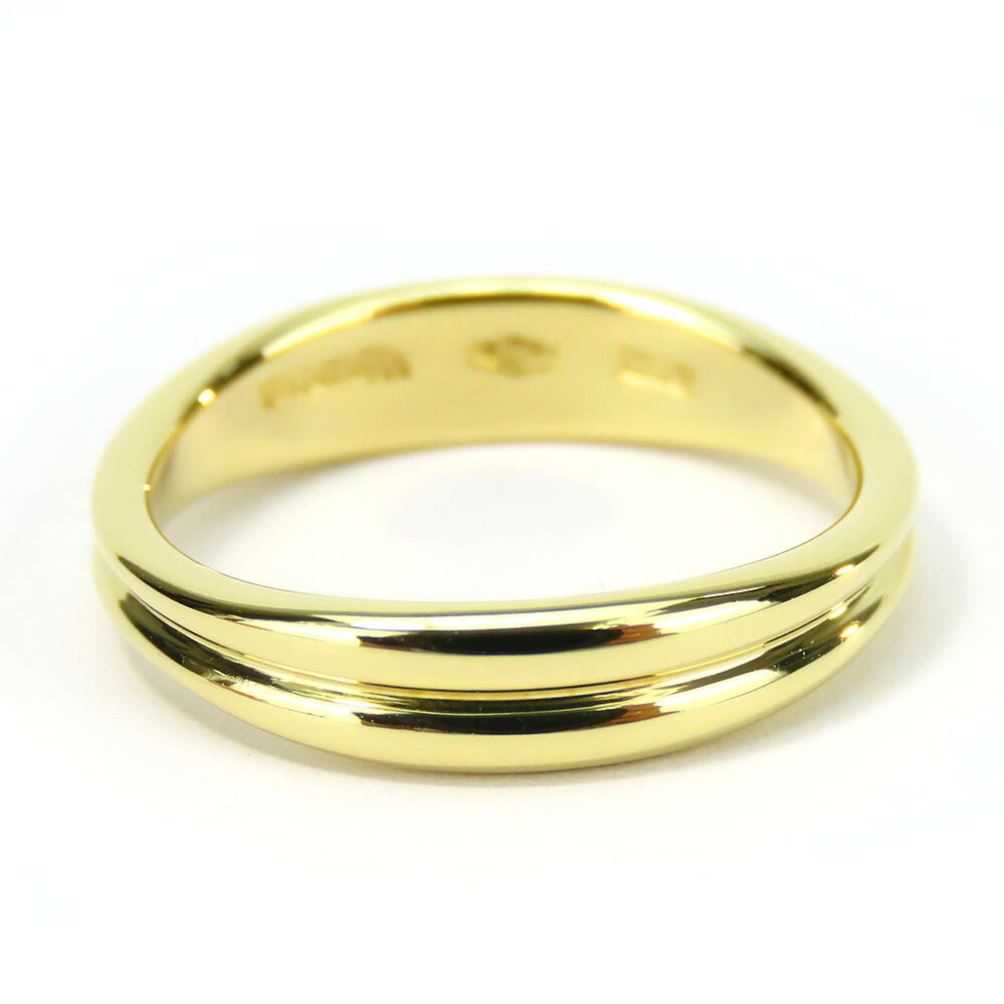 Tiffany & Co. Double Wave Ring, 18K Yellow Gold, approx. 3.3g, for Women, TIFFANY