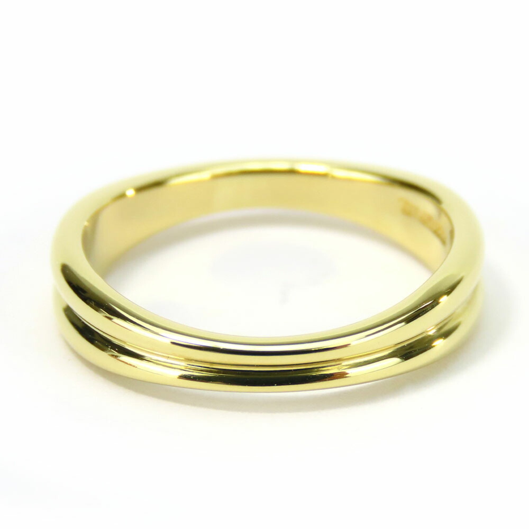 Tiffany & Co. Double Wave Ring, 18K Yellow Gold, approx. 3.3g, for Women, TIFFANY