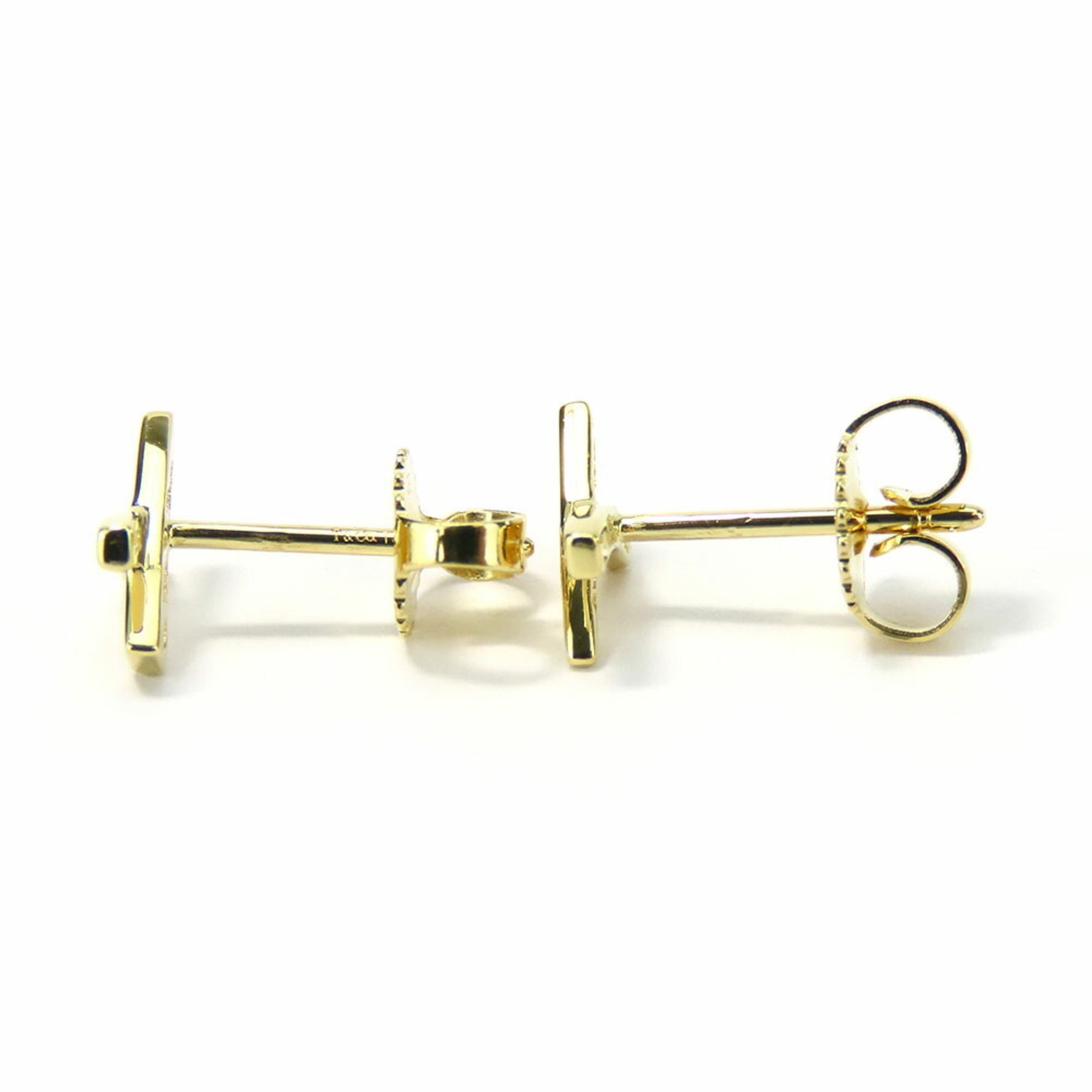 Tiffany Earrings Kiss X K18YG Approx. 1.5g Yellow Gold Paloma Picasso Women's TIFFANY&Co.