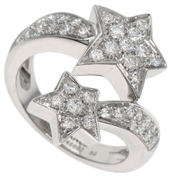 CHANEL Comet Diamond #50 Ring, K18 White Gold, Women's,