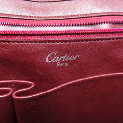 CARTIER Tote Bag Calf Leather Women's