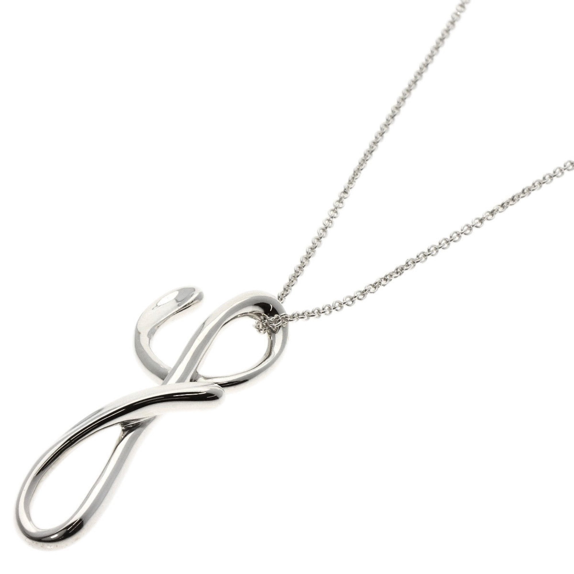 Tiffany & Co. Initial Y Large Necklace Silver Women's TIFFANY