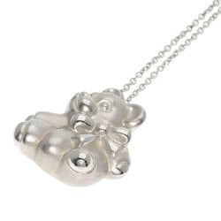 Tiffany Teddy Bear Necklace Silver Women's TIFFANY&Co.