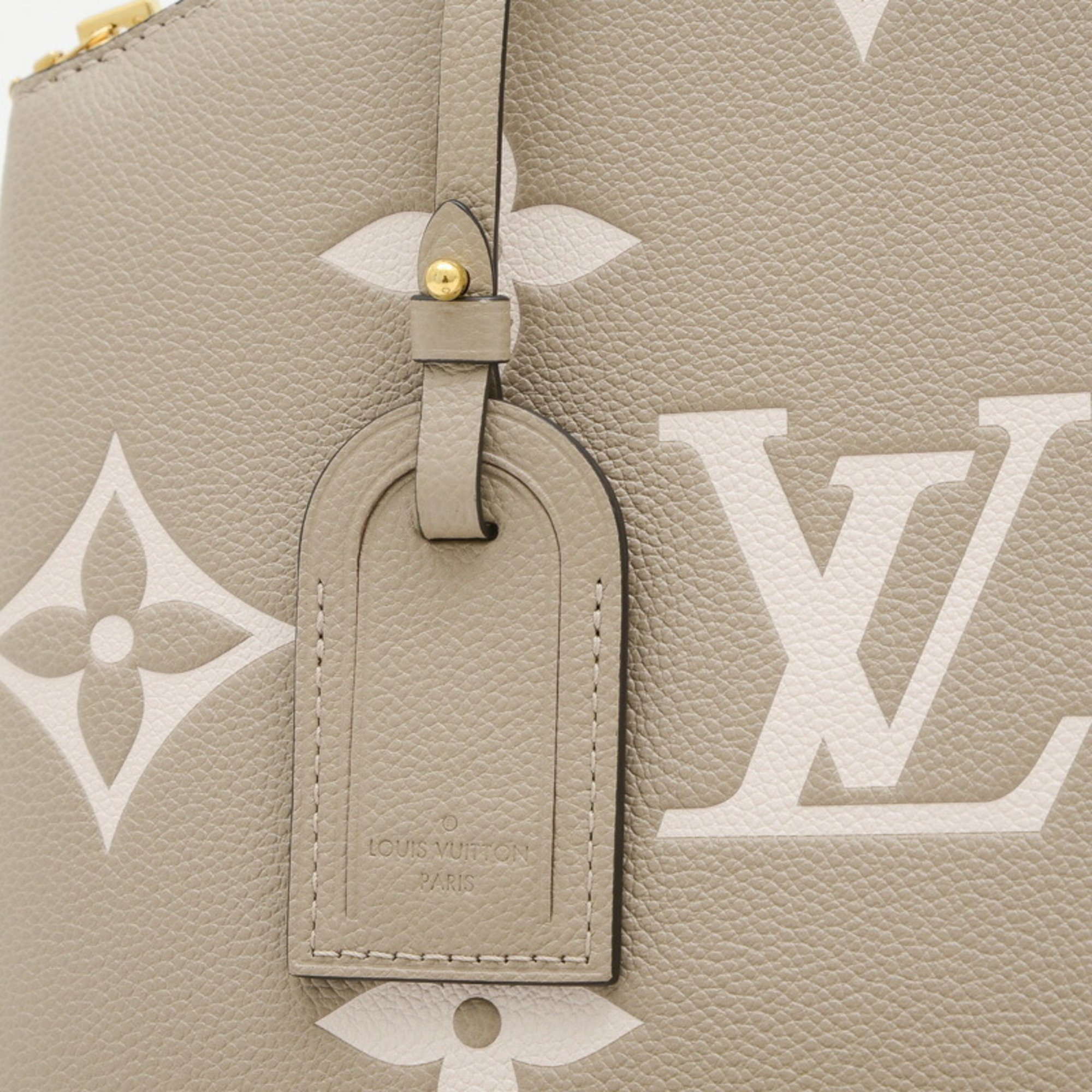 Louis Vuitton Monogram Empreinte Petit Palais PM Tourterelle Creme M58914