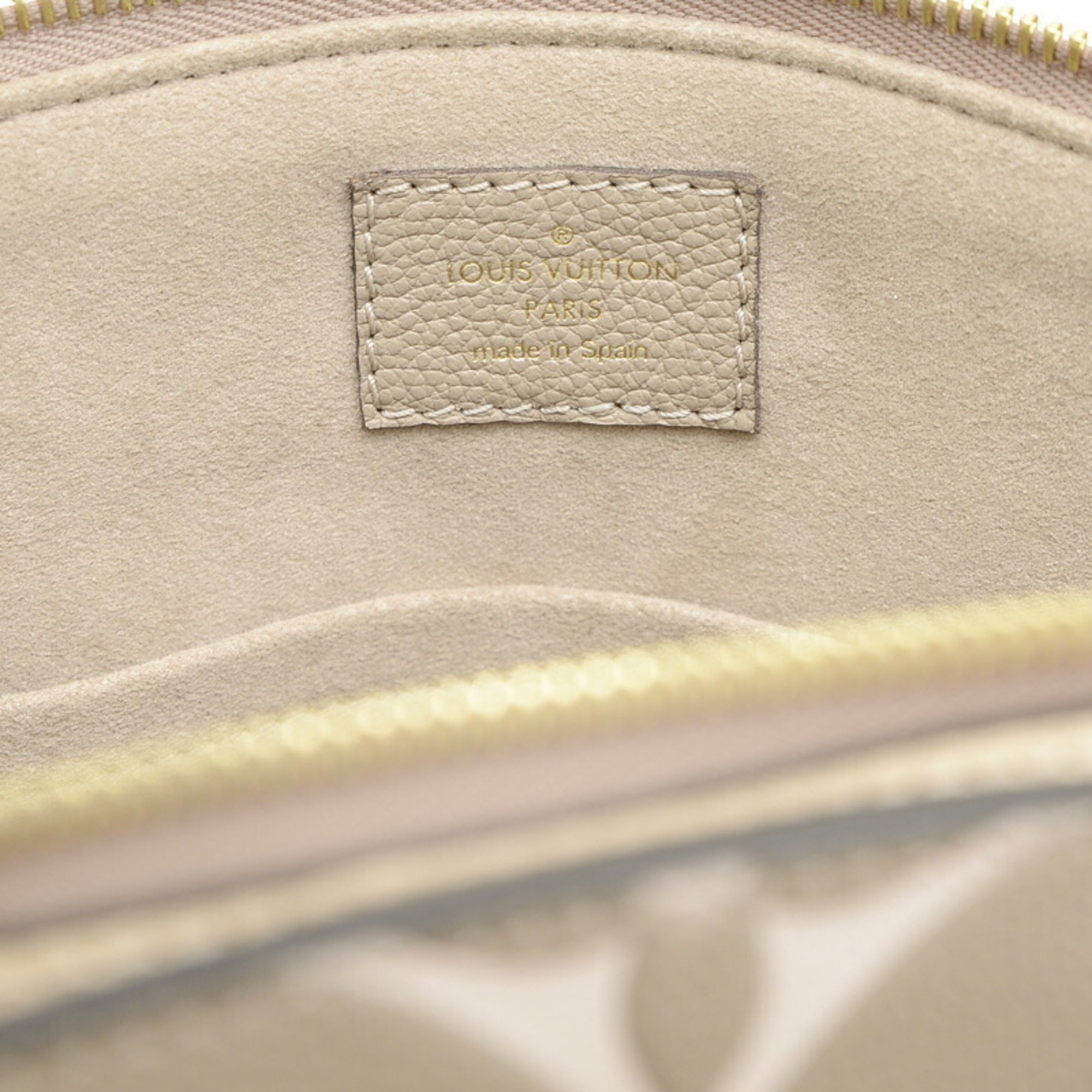 Louis Vuitton Monogram Empreinte Petit Palais PM Tourterelle Creme M58914