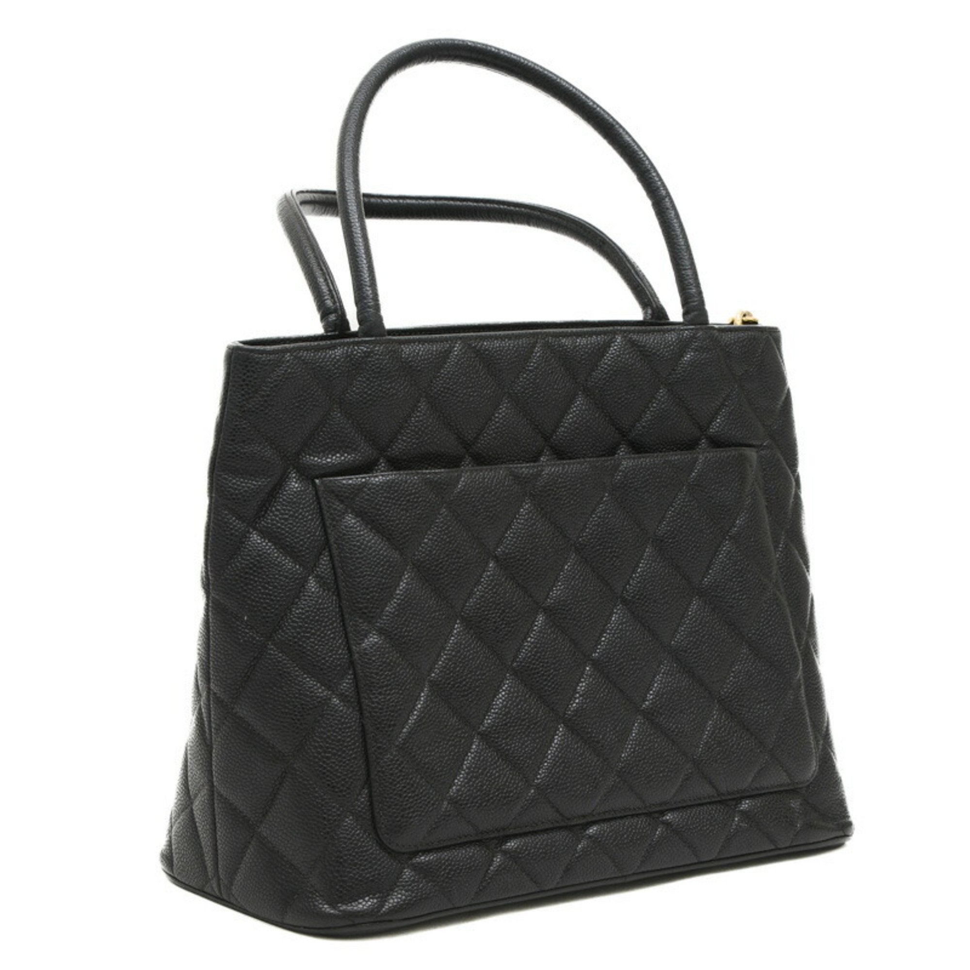 Chanel Reissue Tote Bag Caviar Skin Black A01804