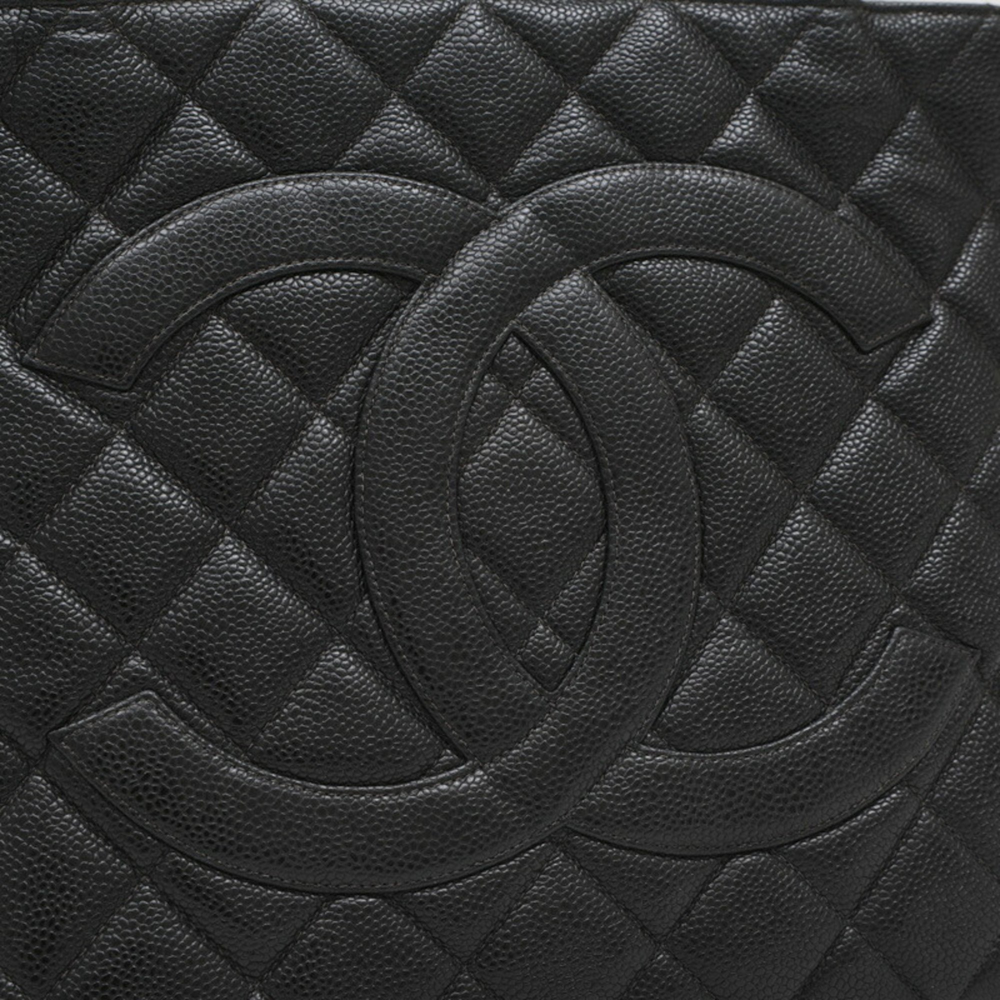 Chanel Reissue Tote Bag Caviar Skin Black A01804