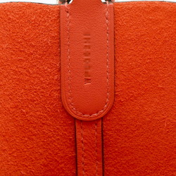 Hermes In the Loop 18 Taurillon Shoulder Bag Orange Field W Engraved