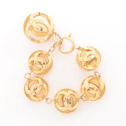 CHANEL Coco Mark Bracelet GP (Gold Plated) Women's Gold