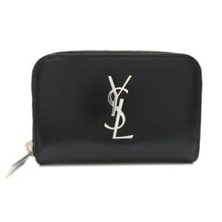 Saint Laurent SAINT LAURENT Wallets and coin cases Leather Men's Women's Black 5354110SX0E1000