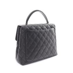 CHANEL Matelasse Handbag Bag Caviar Skin (Grained Calf) Women's Black