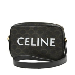 Celine Triomphe Medium Bag Canvas Black 194502