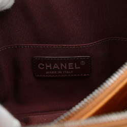 Chanel Matelasse Camera Bag Chain Shoulder Calfskin Camel