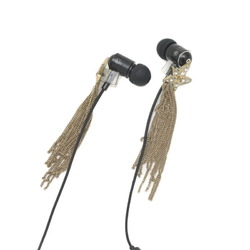 Chanel Earphones Star Coco Mark Rhinestone 3-piece set