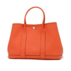 Hermes Garden TPM 30 Handbag Negonda Orange Poppy X Engraved