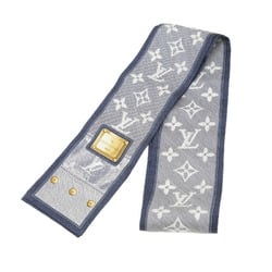 Louis Vuitton Bandeau New Denim Scarf Silk Navy M72558