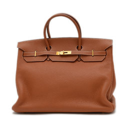 Hermes Birkin 40 Handbag Taurillon Cognac H Stamp