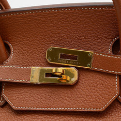 Hermes Birkin 40 Handbag Taurillon Cognac H Stamp