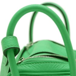 Hermes Lindy Shoulder Bag Taurillon Vert Comic B Stamp